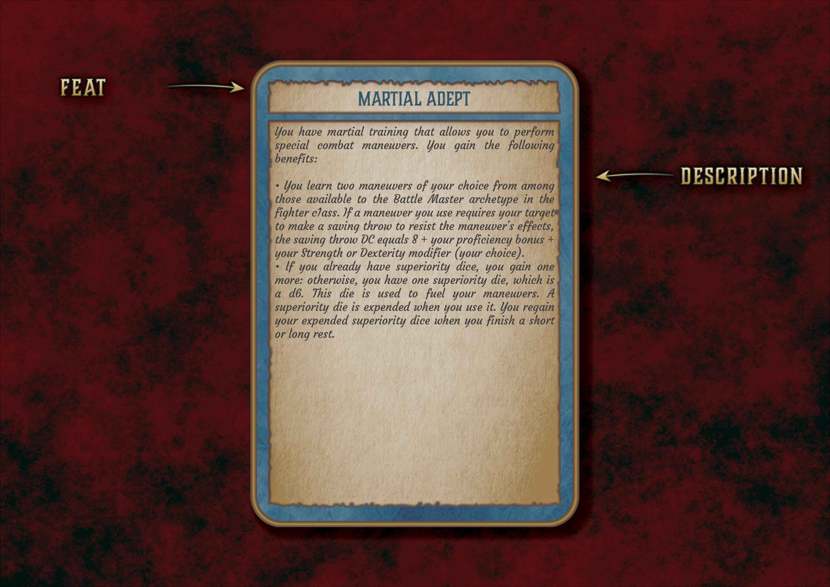 Cartas De Dotes DnD 5E 2014 Y 2024 Imprimible Digital