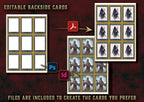 Cartas Ilustradas Condiciones producto digital D&D 5E 2023 editable con archivos para personalizar