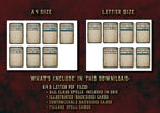 Cartas Ilustradas De Conjuros DnD 5E Bardo 2014 Y 2024 Imprimible Digital