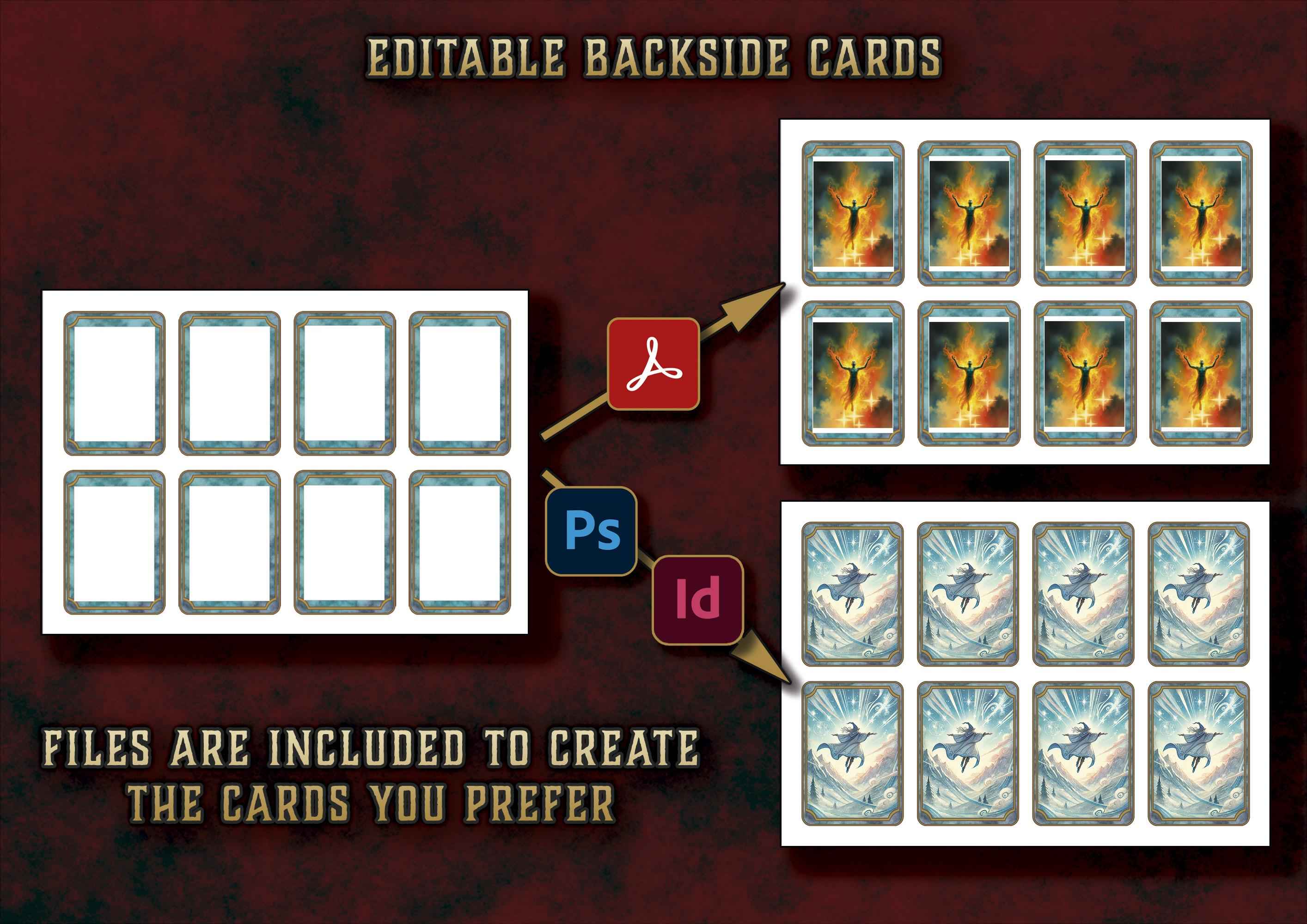 Cartas Ilustradas De Conjuros DnD 5E Clerigo 2014 Y 2024 Imprimible Digital