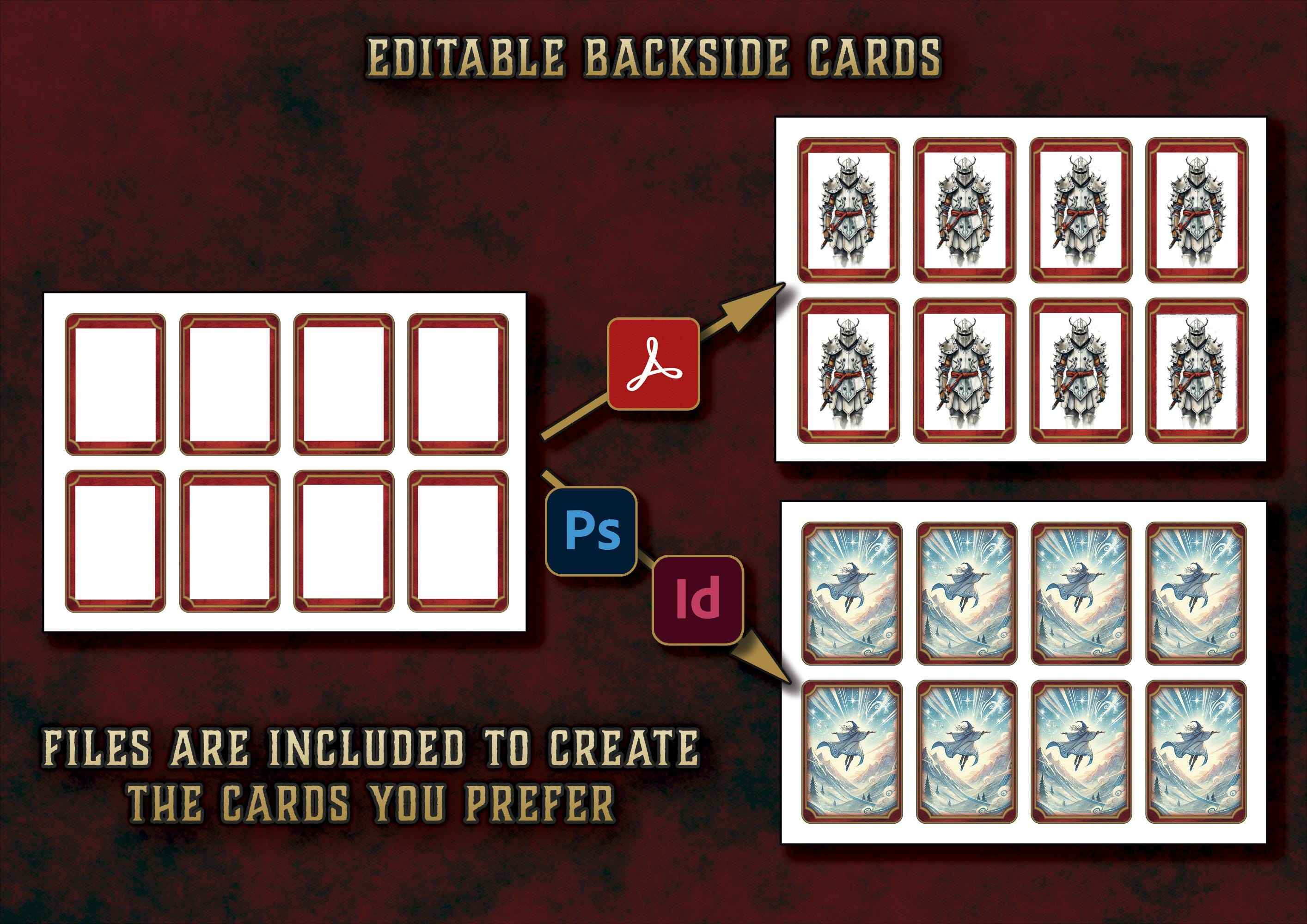 Cartas Ilustradas De Conjuros DnD 5E Mago 2014 Y 2024 Imprimible Digital