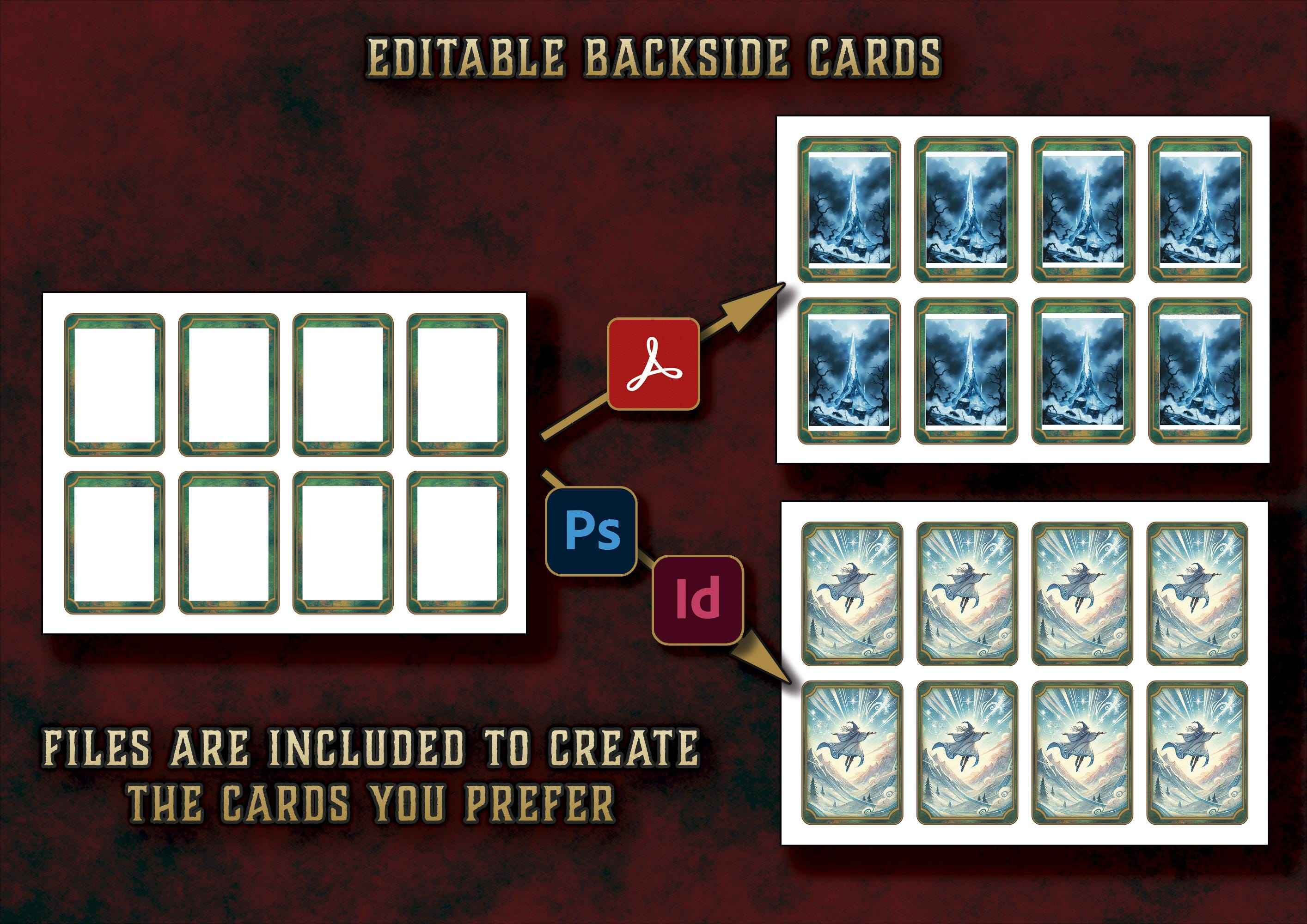 Cartas Ilustradas De Conjuros DnD 5E Druida 2014 Y 2024 Imprimible Digital