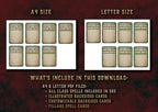 Cartas Ilustradas De Conjuros DnD 5E Druida 2014 Y 2024 Imprimible Digital