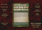 Cartas Ilustradas De Conjuros DnD 5E Explorador 2014 Y 2024 Imprimible Digital