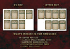 Cartas Ilustradas De Conjuros DnD 5E Explorador 2014 Y 2024 Imprimible Digital