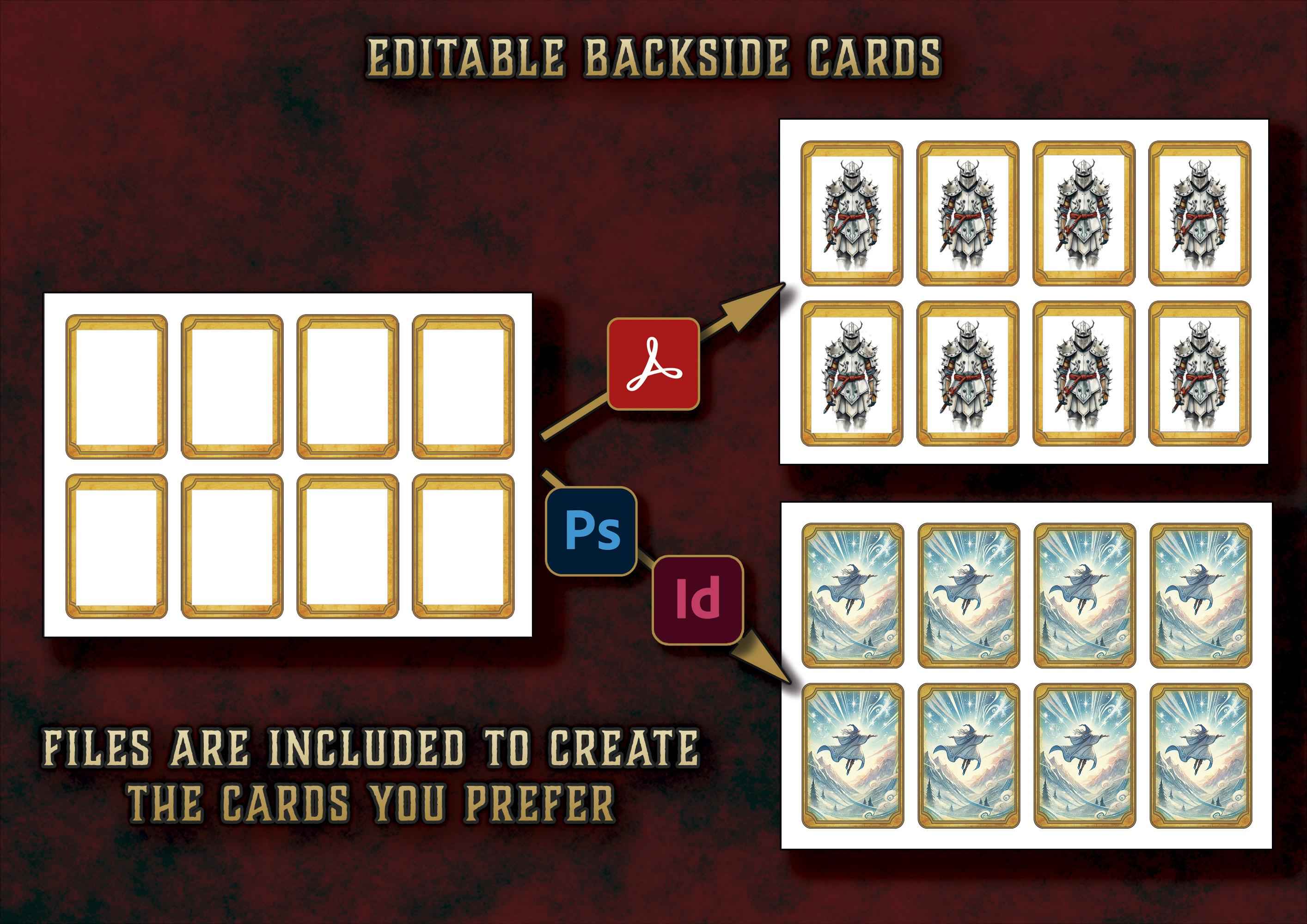 Cartas Ilustradas De Conjuros DnD 5E Paladin 2014 Y 2024 Imprimible Digital