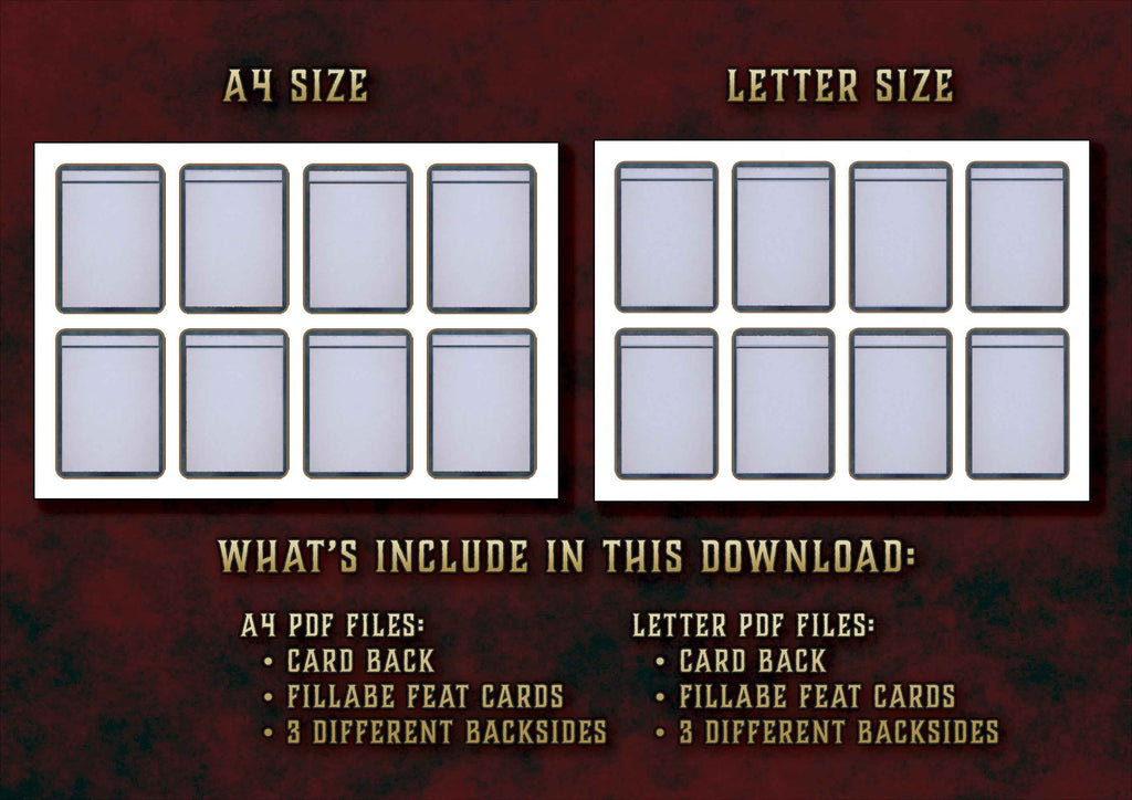 Cartas Ilustradas De Condiciones DnD 5E 2014 Y 2024 Imprimible Digital