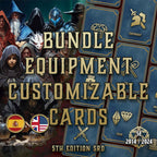 Cartas Personalizables De Equipo DnD 5E 2014 Y 2024 Imprimible Digital