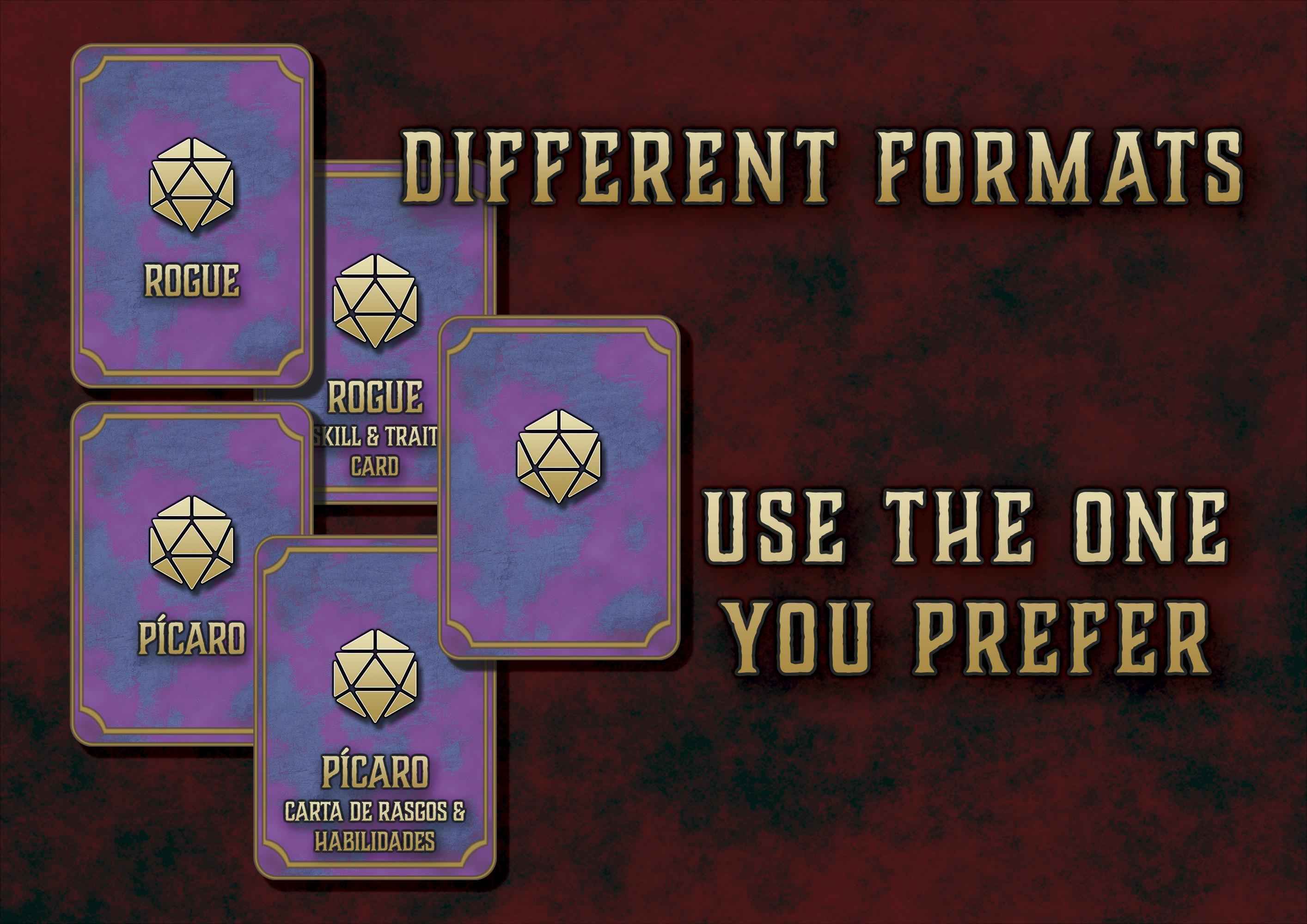 Cartas De Rasgos Y Habilidades DnD 5E Picaro 2014 Y 2024 Imprimible Digital