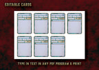 Cartas De Conjuros DnD 5E Clerigo 2014 Y 2024 Imprimible Digital