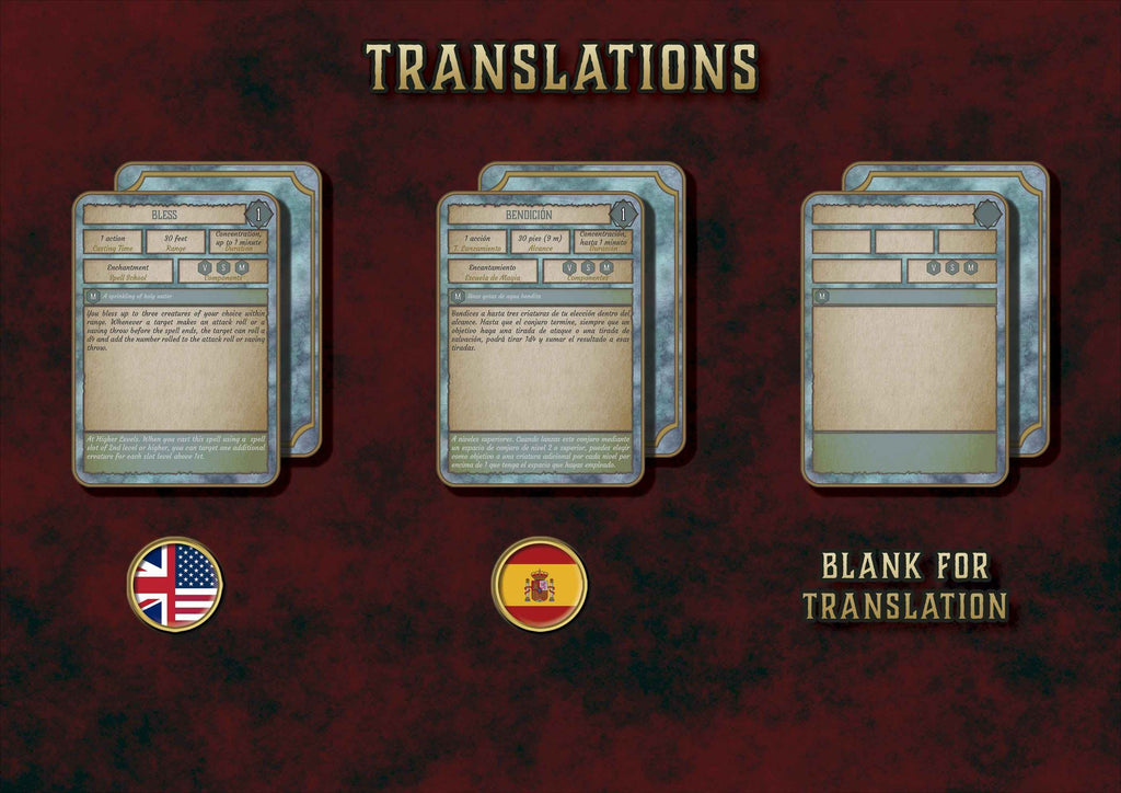 Cartas De Conjuros DnD 5E Clerigo 2014 Y 2024 Imprimible Digital