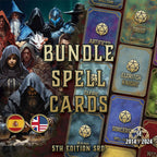 Paquete Cartas De Conjuros DnD 5E 2014 Y 2024 Imprimible Digital