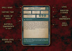 Paquete Cartas De Conjuros DnD 5E 2014 Y 2024 Imprimible Digital