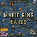Dungeon Master Guide tarjetas de anillos magicos para juegos de rol en 5 edicion