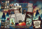 El Archivo del Aventurero producto digital con cartas ilustradas, hojas de referencia y materiales de juego para aventuras
