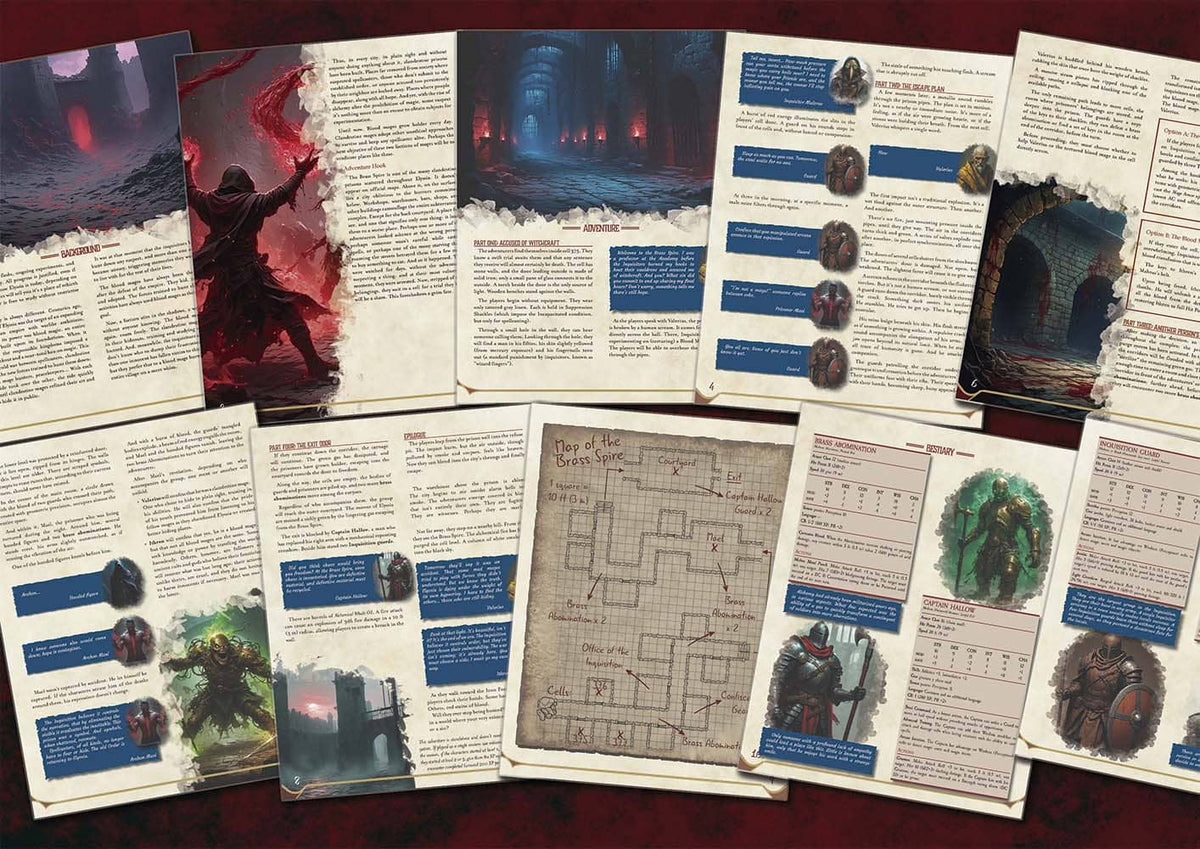 Pack de recursos para D&D 5E con mapas, criaturas y aventuras
