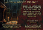 Aventura de nivel 3 Fort Grave D&D 5E. Lo que Arrastra la Marea Ed Extendida, enemigos y nuevos hechizos