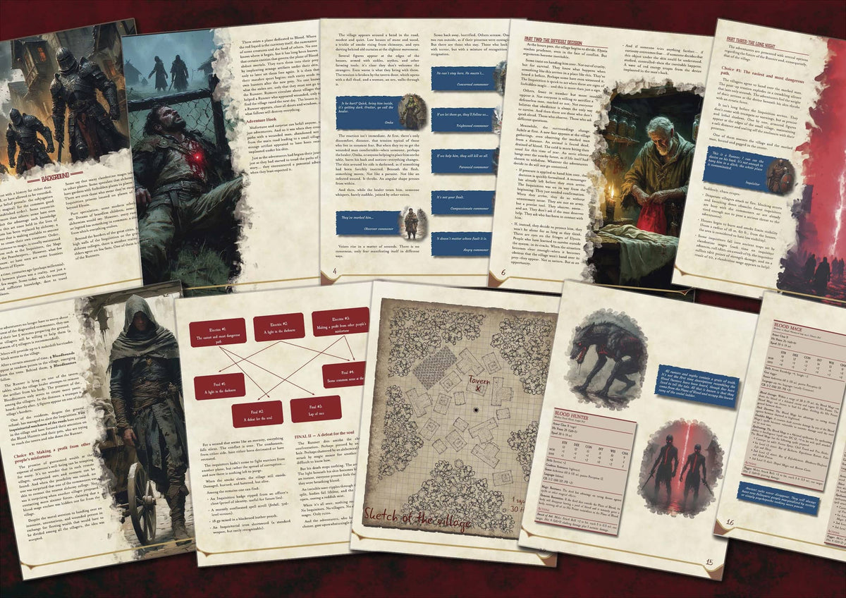 Paquete de recursos digitales para D&D 5E con escenarios y mapas detallados