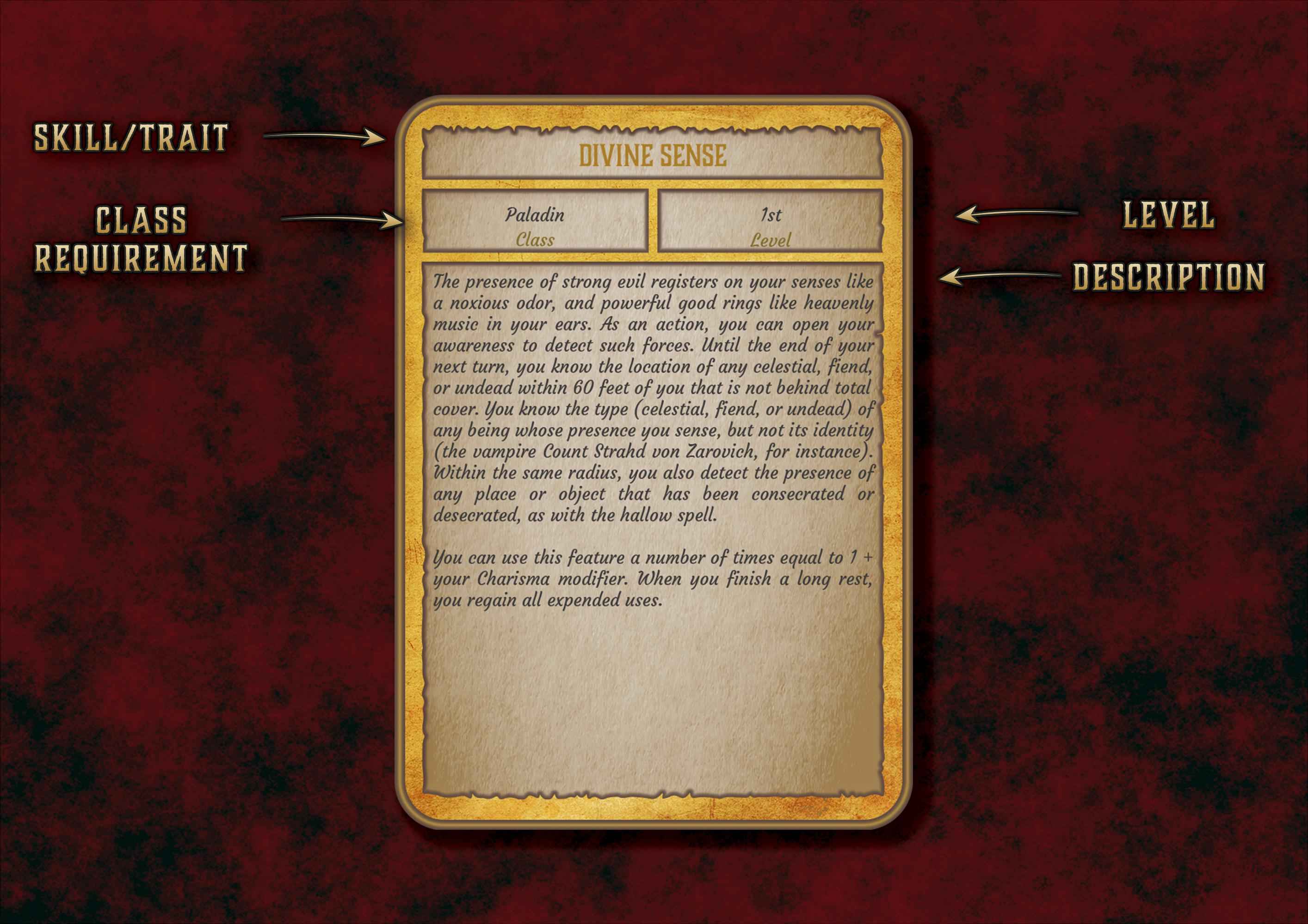 Cartas De Rasgos Y Habilidades DnD 5E Paladin 2014 Y 2024 Imprimible Digital