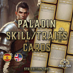 Cartas De Rasgos Y Habilidades DnD 5E Paladin 2014 Y 2024 Imprimible Digital