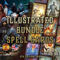 Paquete De Cartas Ilustradas De Conjuros DnD 5E 2014 Y 2024 Imprimible Digital