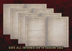 Diario Largo De Personaje DnD 5E 2014 Y 2024 Imprimible Digital