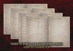 Diario Largo De Personaje DnD 5E 2014 Y 2024 Imprimible Digital