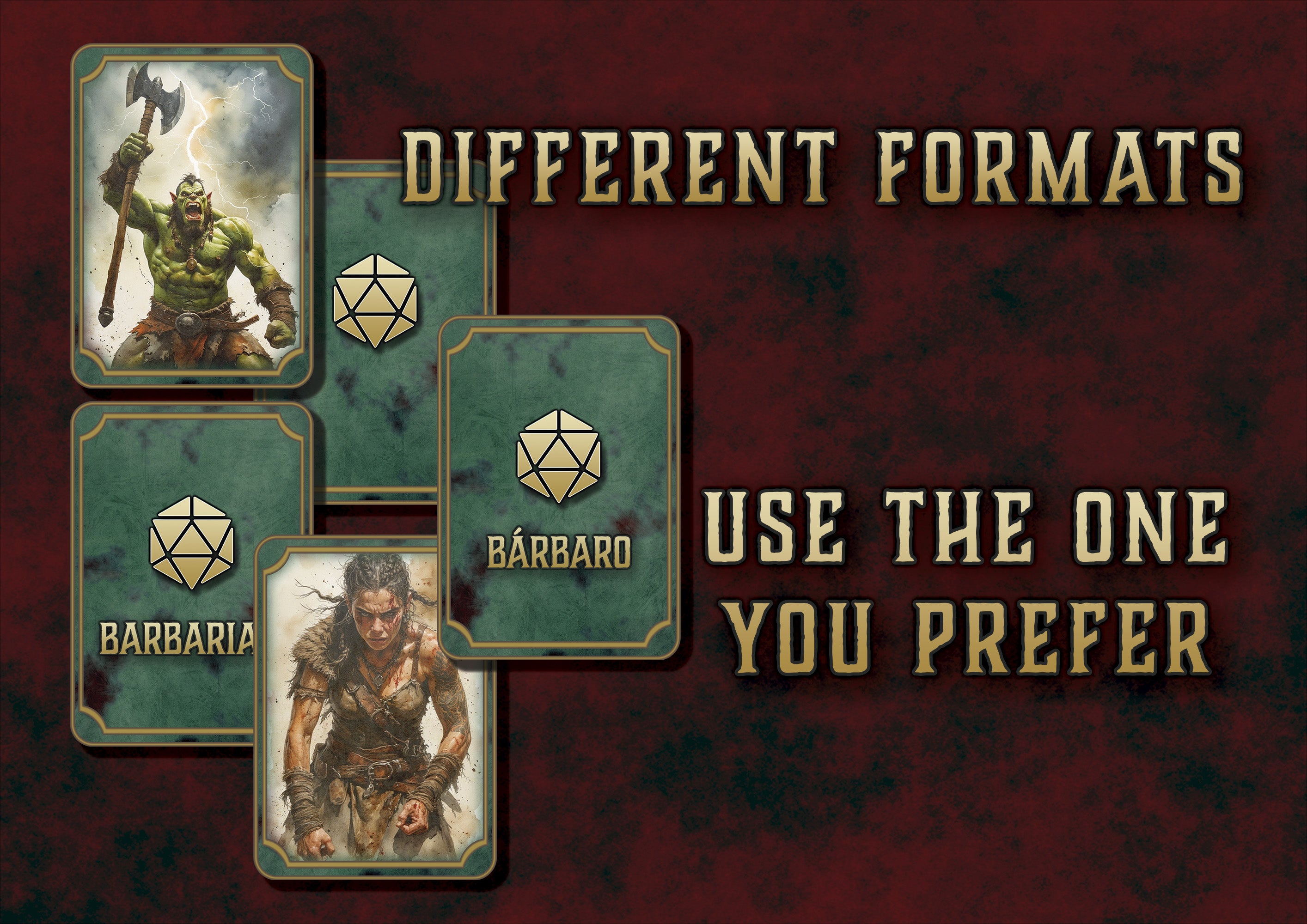 Juego de cartas digitales de Cibola Designs para seguimiento de habilidades en diferentes formatos