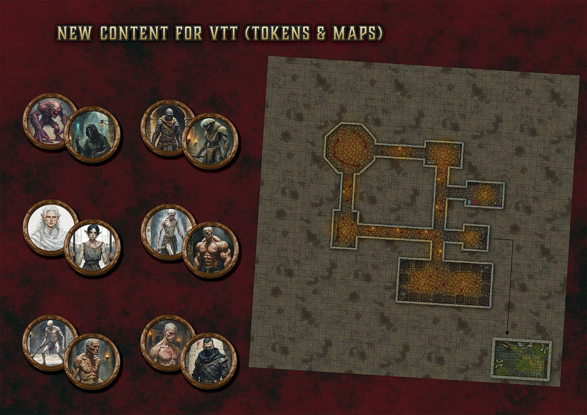 Tokens y mapas de aventura para D&D 5E, contenido nuevo de Cibola Designs