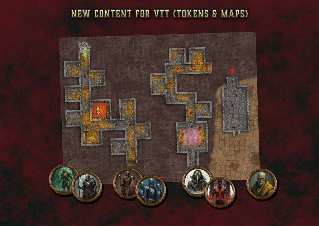 Aventura digital, mapas y tokens para VTT, compatible con D&D 5E, Cibola Designs