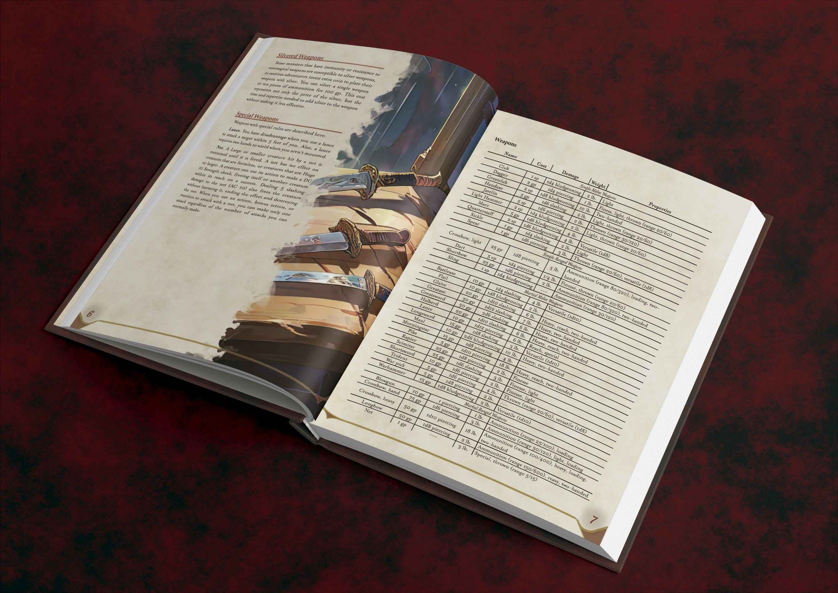 Compendio De Tiendas DnD 5E 2014 Y 2024 Imprimible Digital
